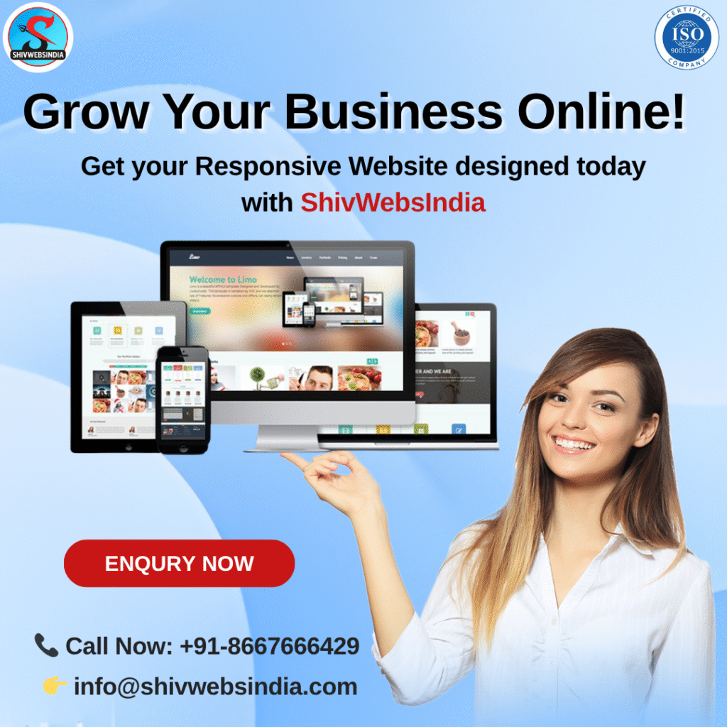 Ghaziabad website design services | ShivWebsIndia.com
