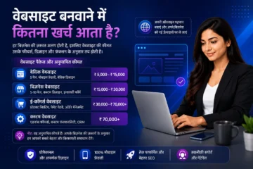 वेबसाइट बनवाने में कितना खर्च आता है